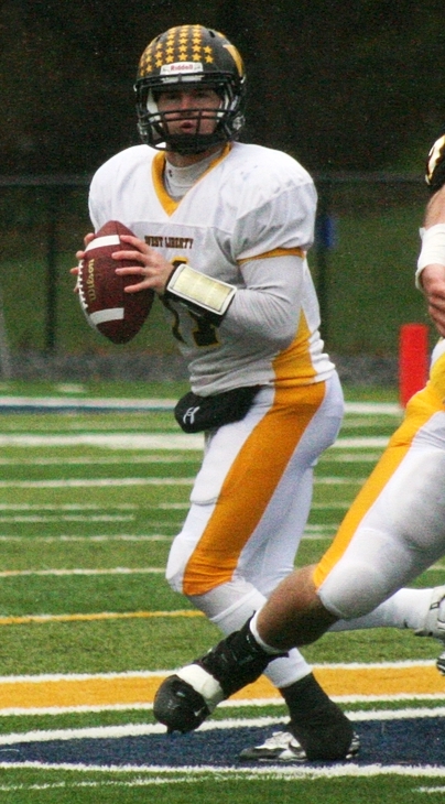 West Liberty quarterback Zach Amedro has thrown for nearly 500 yards and 4 touchdowns in beating Charleston each of the past two seasons.